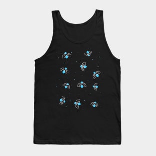 Blue Firefly bugs Tank Top